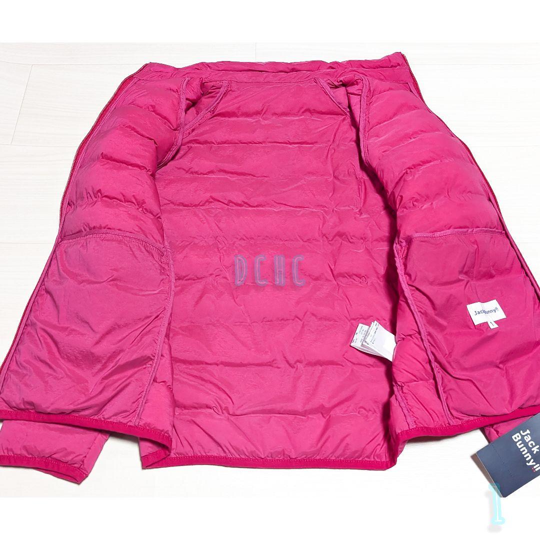 新品 【サイズ１(Ｍ)】【ピンク】ジャックバニー 中綿ブルゾン ゴルフ
