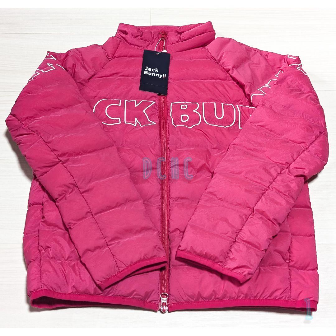新品 【サイズ１(Ｍ)】【ピンク】ジャックバニー 中綿ブルゾン ゴルフ