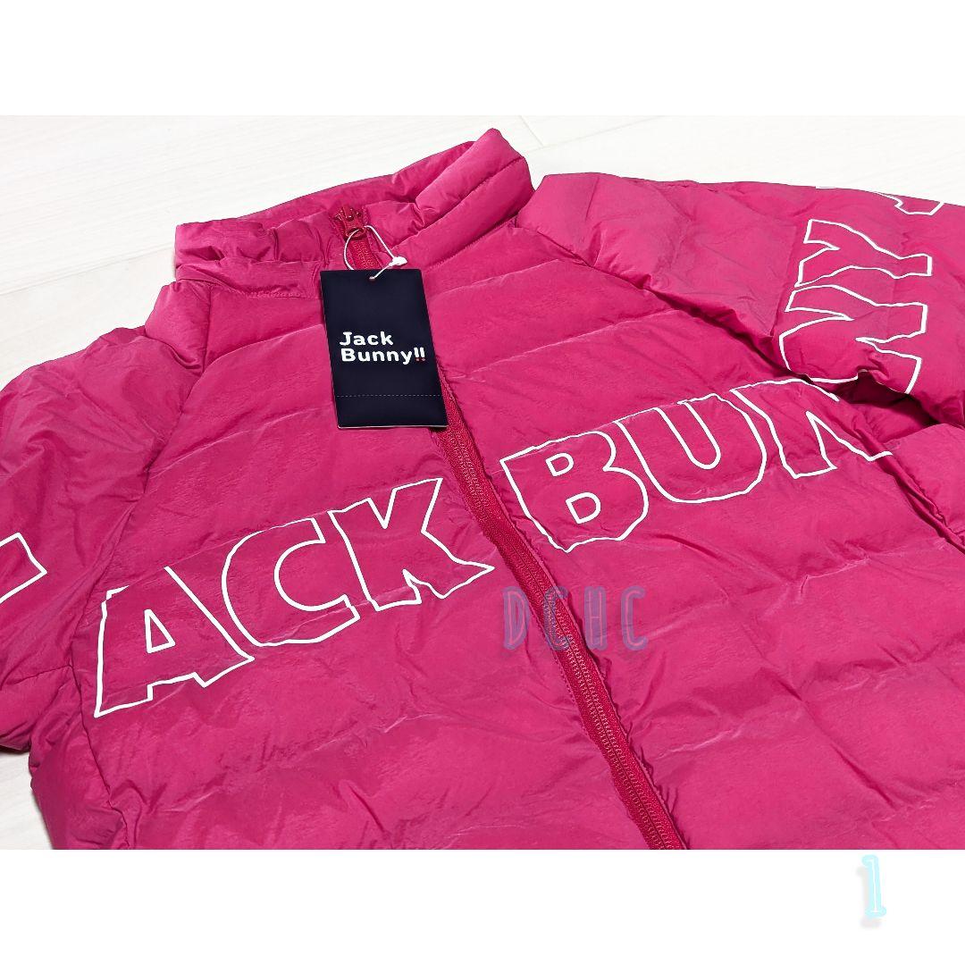 新品 【サイズ１(Ｍ)】【ピンク】ジャックバニー 中綿ブルゾン ゴルフ