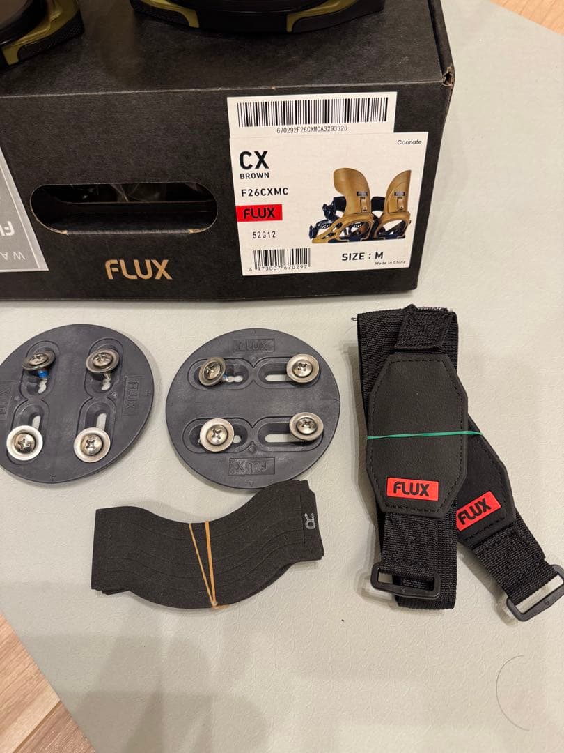 FLUX CX ビンディング ブラウン　25-26 Mサイズ