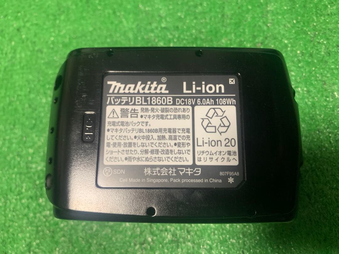 マキタ　純正　BL1860B　18V　6.0Ah 2個