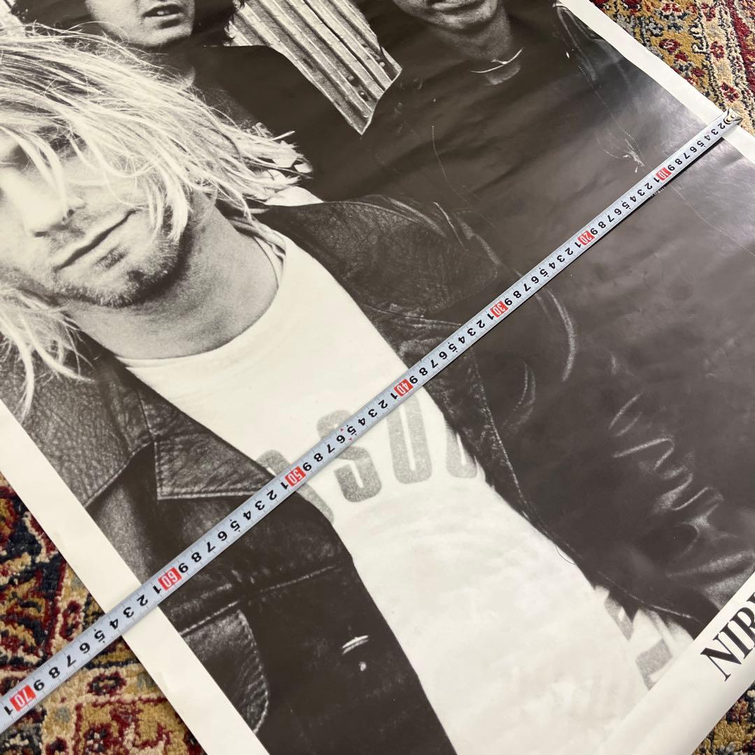 90s当時物◼︎英国製 nirvana ニルヴァーナ ポスター カートコバーン