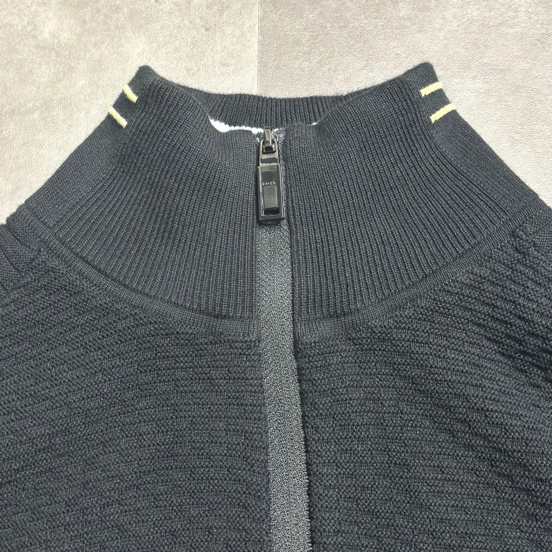 HUGO BOSS ヒューゴボス BOSS ハーフジップニットセーター Mサイズ
