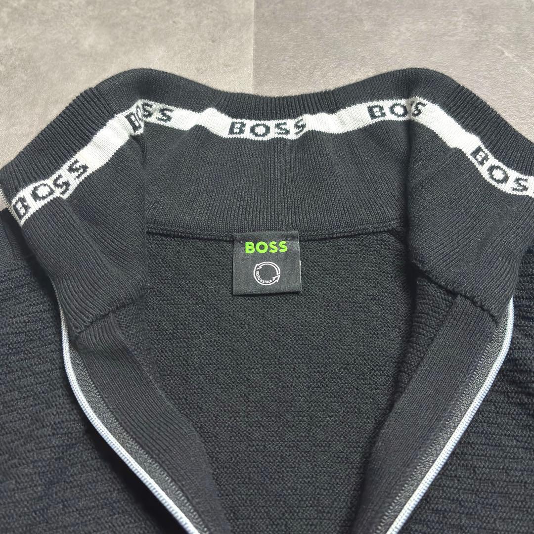 HUGO BOSS ヒューゴボス BOSS ハーフジップニットセーター Mサイズ