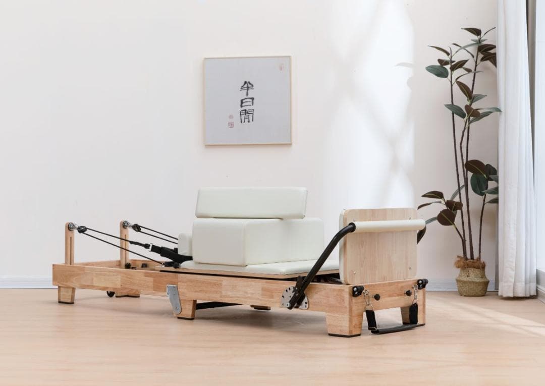 Kelly様新品ウッドフォルダブルピラティスリフォーマー セット