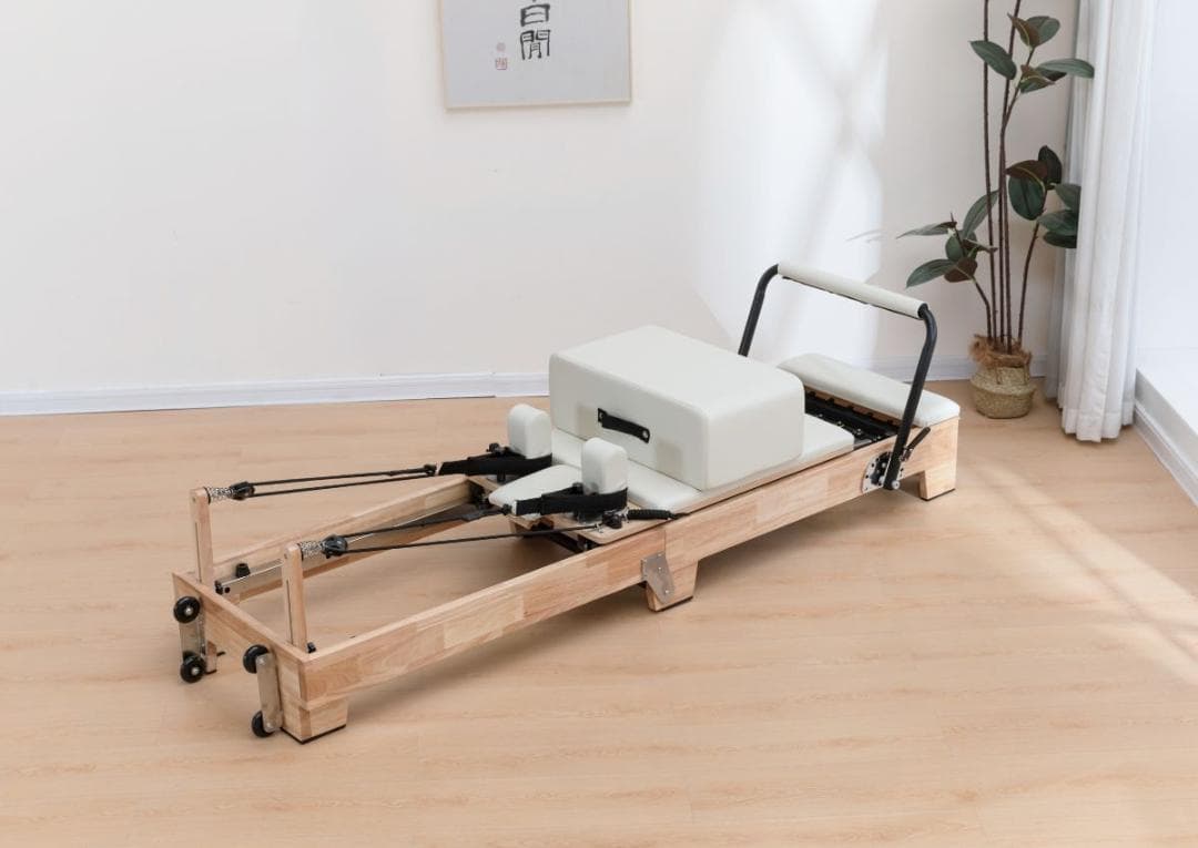 Kelly様新品ウッドフォルダブルピラティスリフォーマー セット