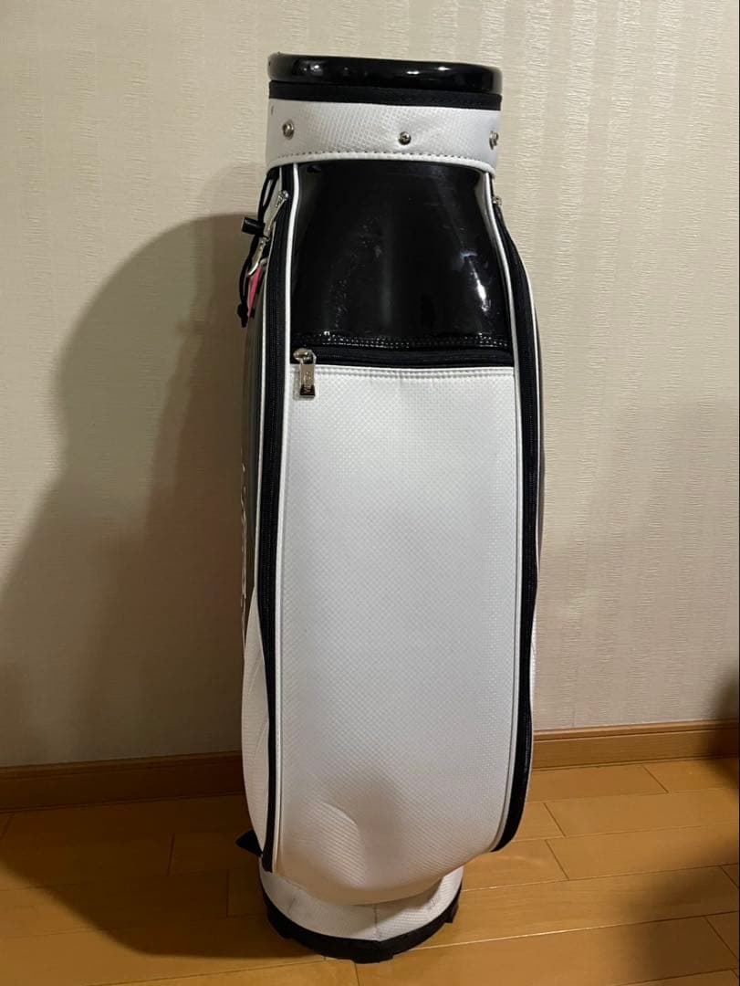 HONMA キャディバッグ 黒白ピンク　美品