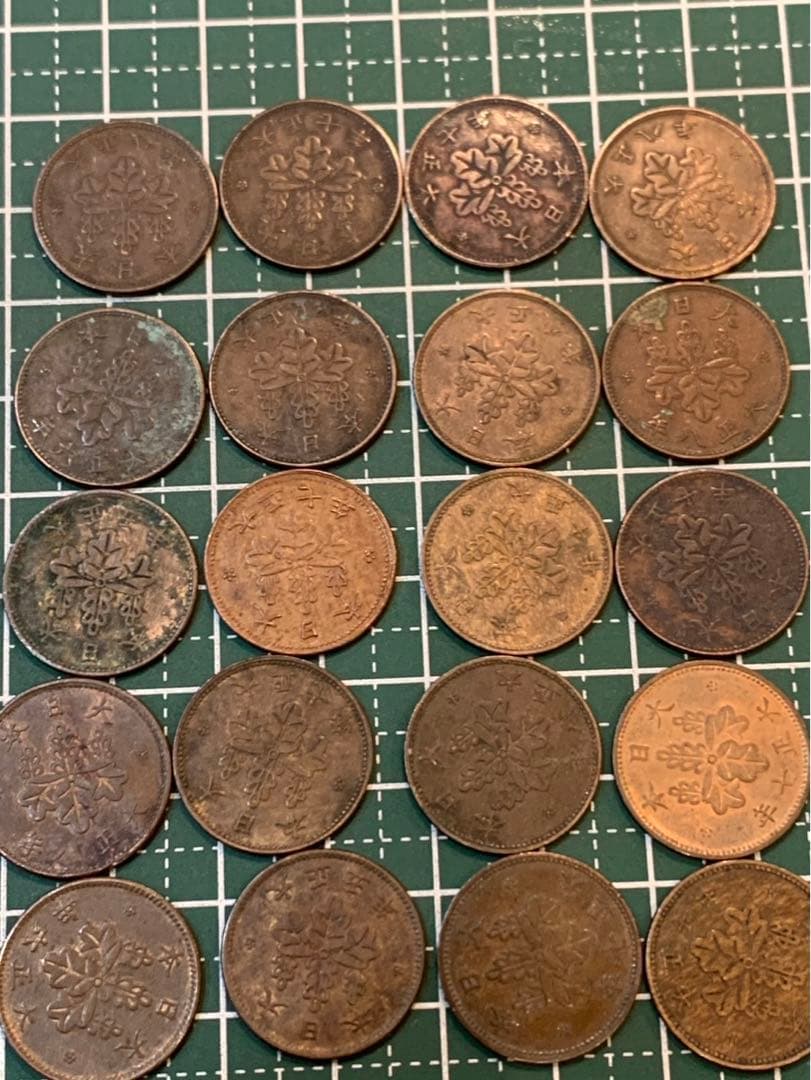 近代貨幣　5厘青銅貨　166枚