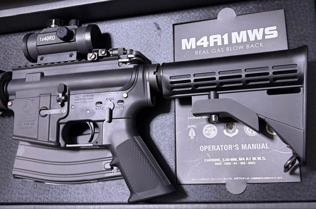 送料込！ほぼ未使用　東京マルイ　MWS ガスガン　ガスブローバック