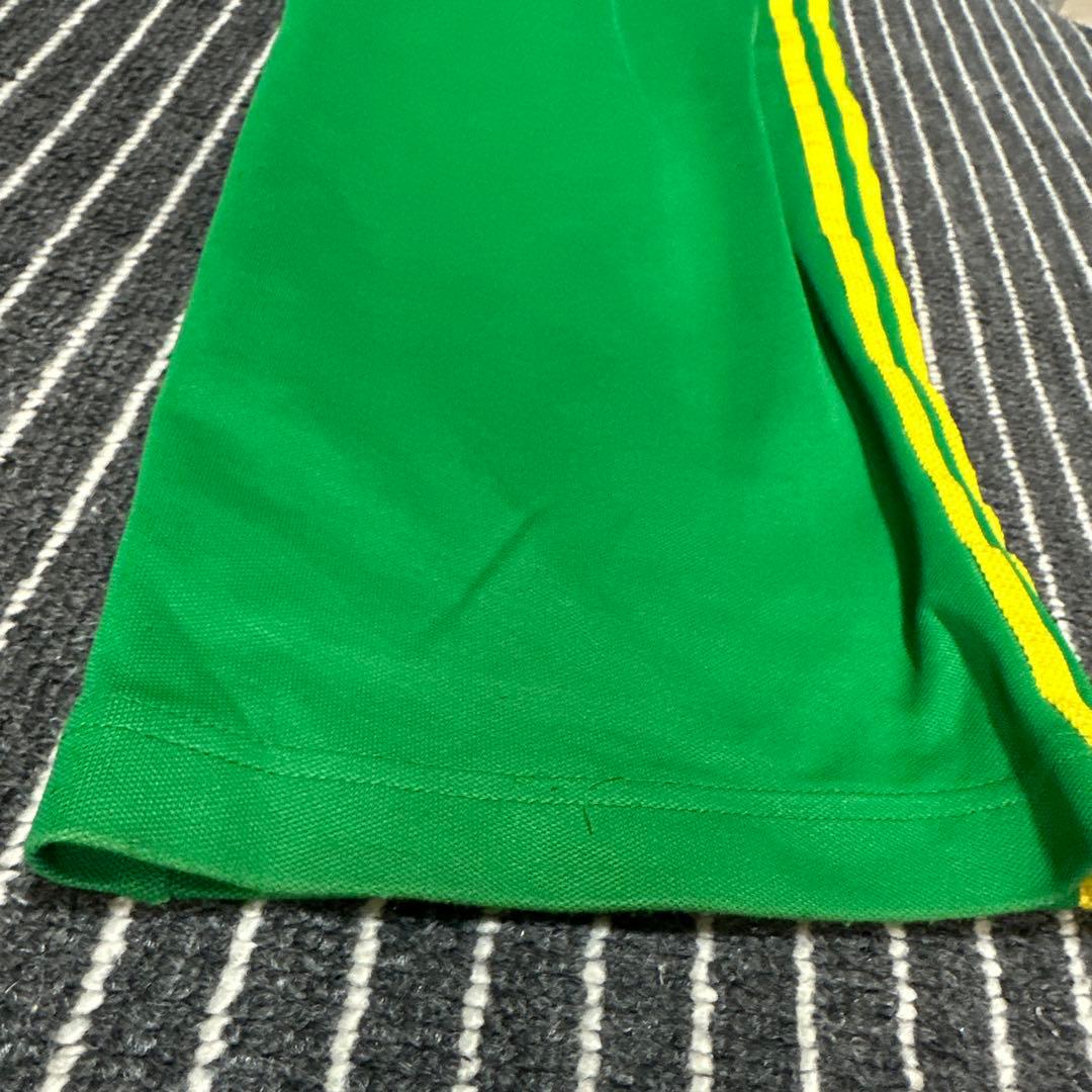 adidas 緑色 スポーツ ジャージパンツ L