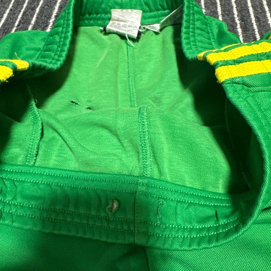 adidas 緑色 スポーツ ジャージパンツ L