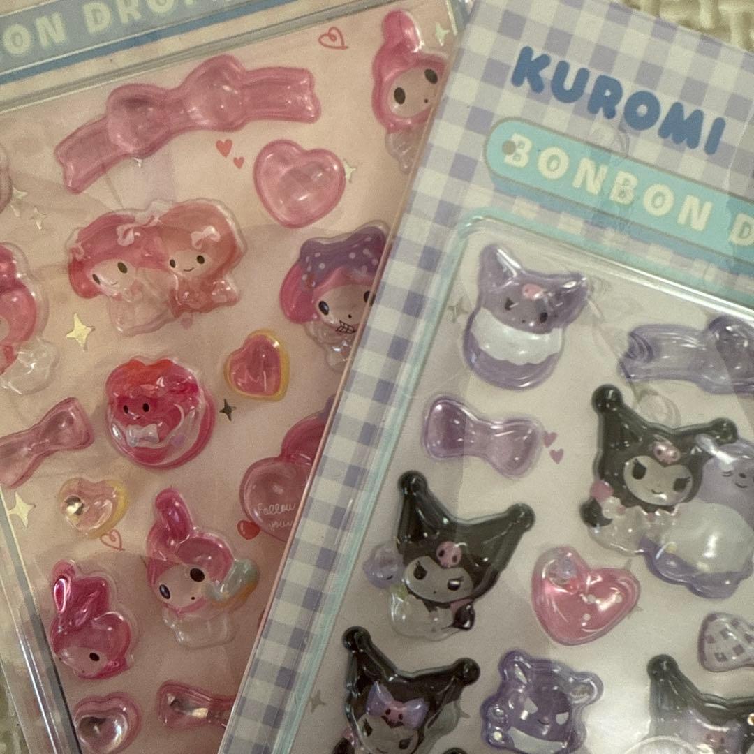 サンリオ ボンボンドロップシール 8枚セット 新品 正規品