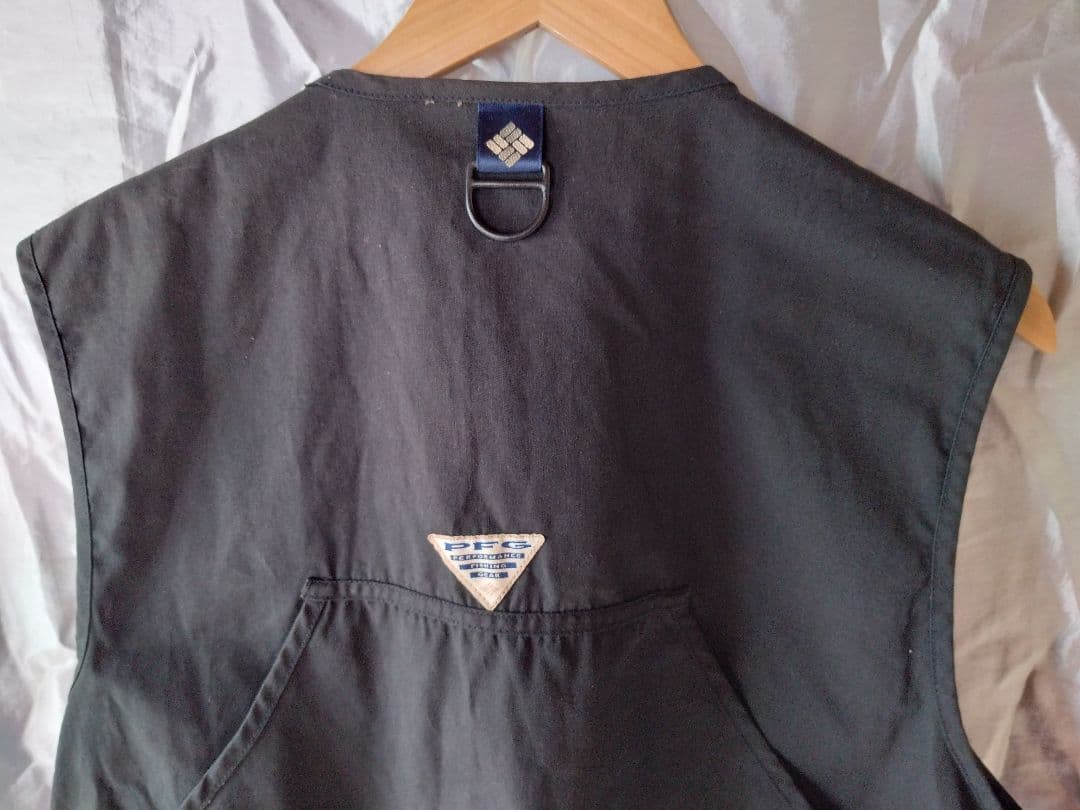Columbia フィッシングベスト 黒 sizeM