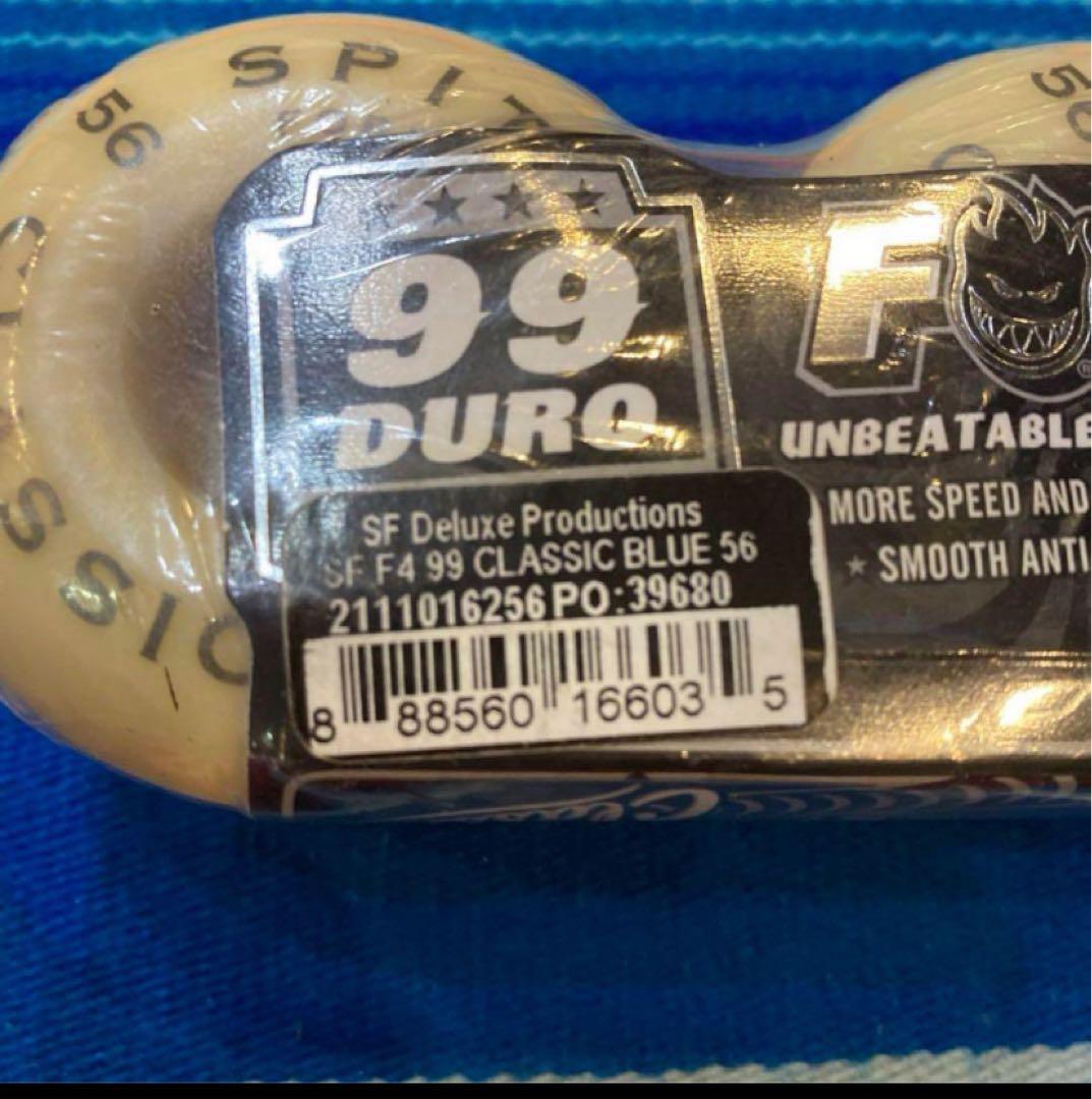 スピットファイヤー ウィール　スケボーCLASSIC BLUE 99D 56mm