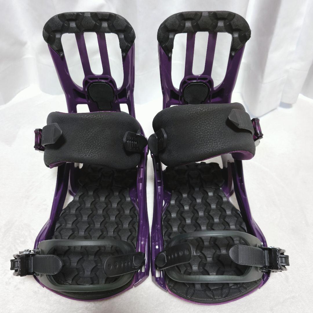 SALOMON rhythm パープル スノーボードビンディング　Mサイズ