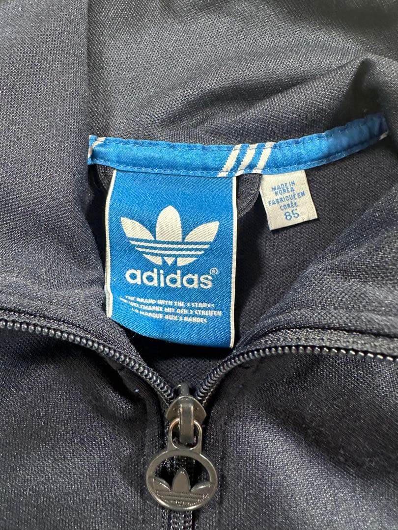 adidas ヨーロッパ トラックジャケット ジャージ 刺繍ロゴ トレフォイル