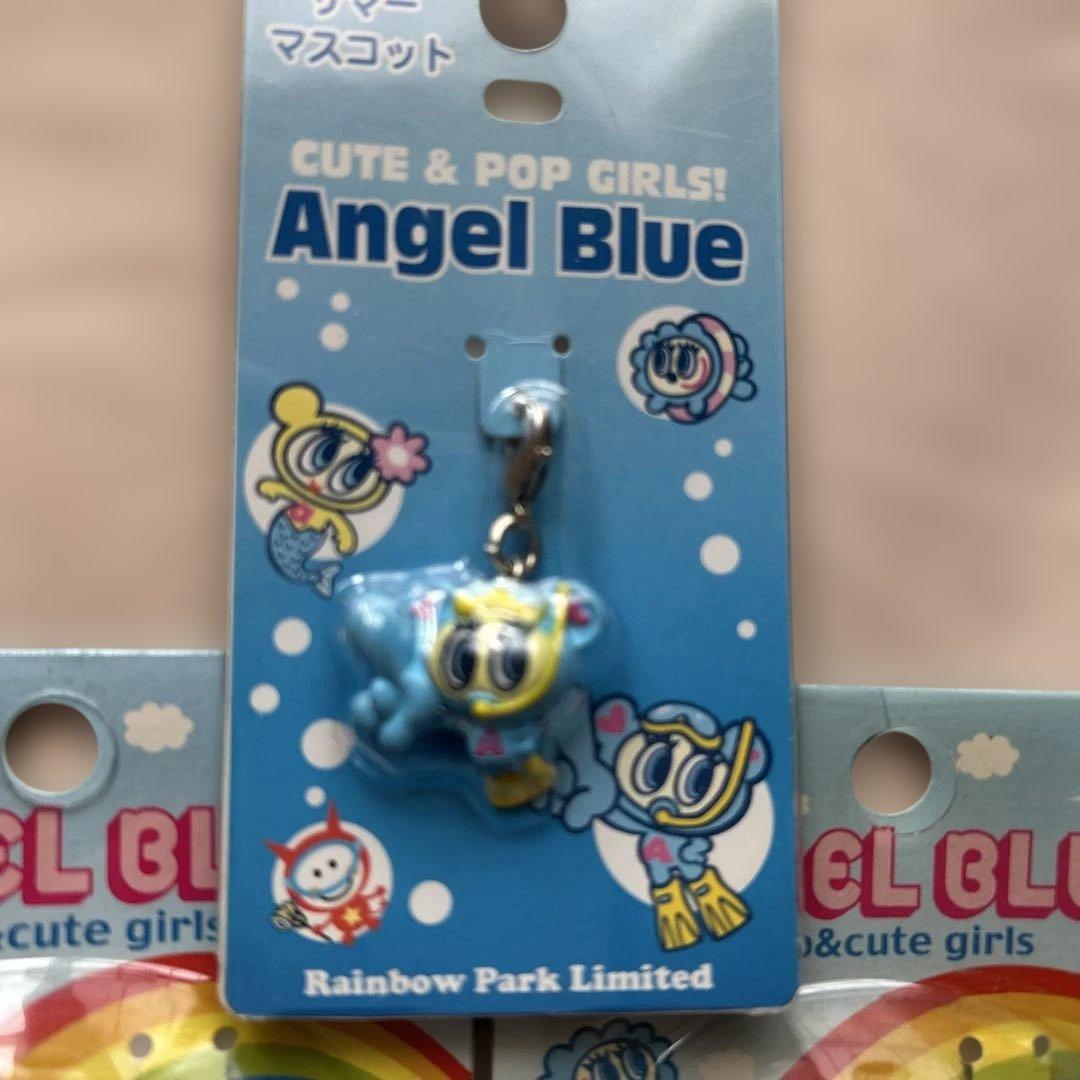 平成レトロ！エンジェルブルー♪ナカムラくんとはなちゃんのファスナーマスコット