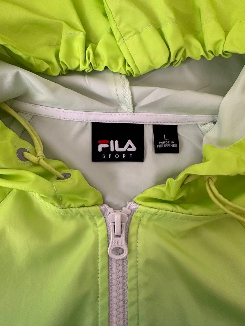 FILA グラデーション ウィンドブレーカー ジャケット ビンテージ ランニング