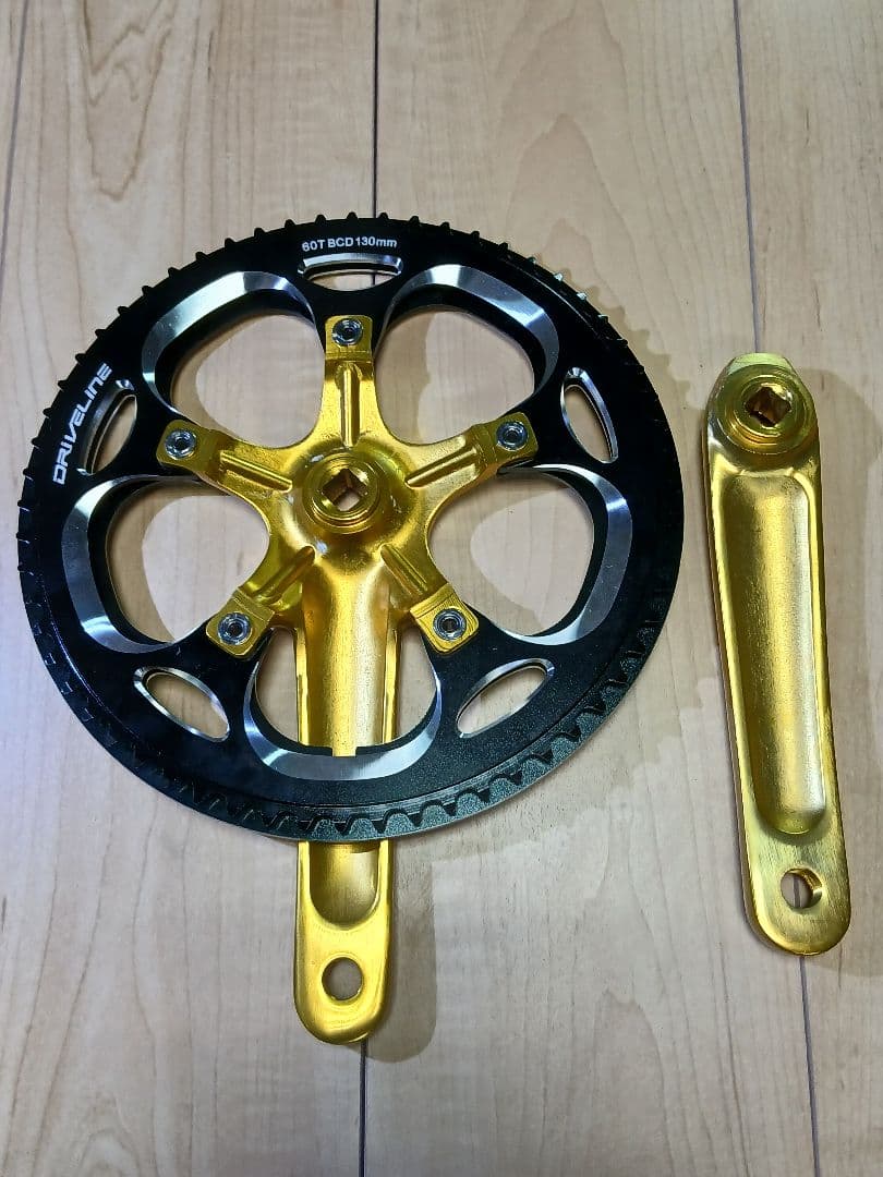 DRIVELINE+OTA クランクセット60T、BG 付き BCD130mm