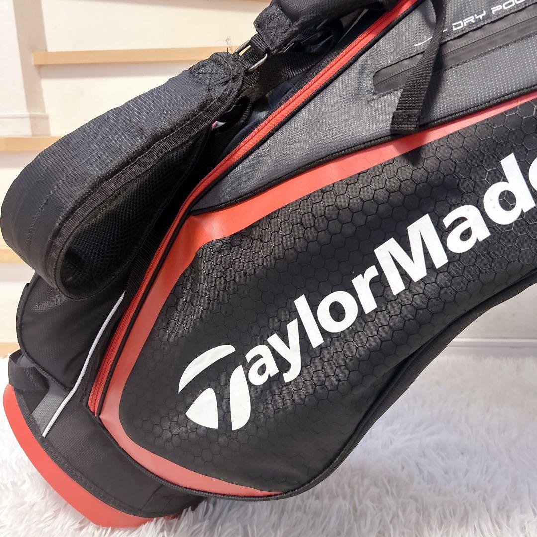 【美品】TaylorMade スタンド型 キャディバッグ テーラーメイド ゴルフ