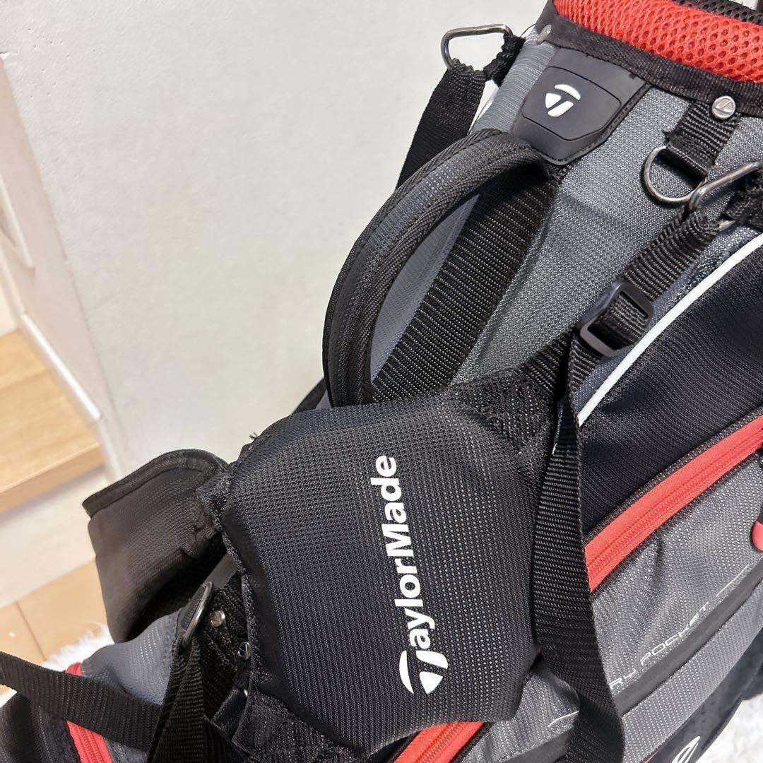 【美品】TaylorMade スタンド型 キャディバッグ テーラーメイド ゴルフ