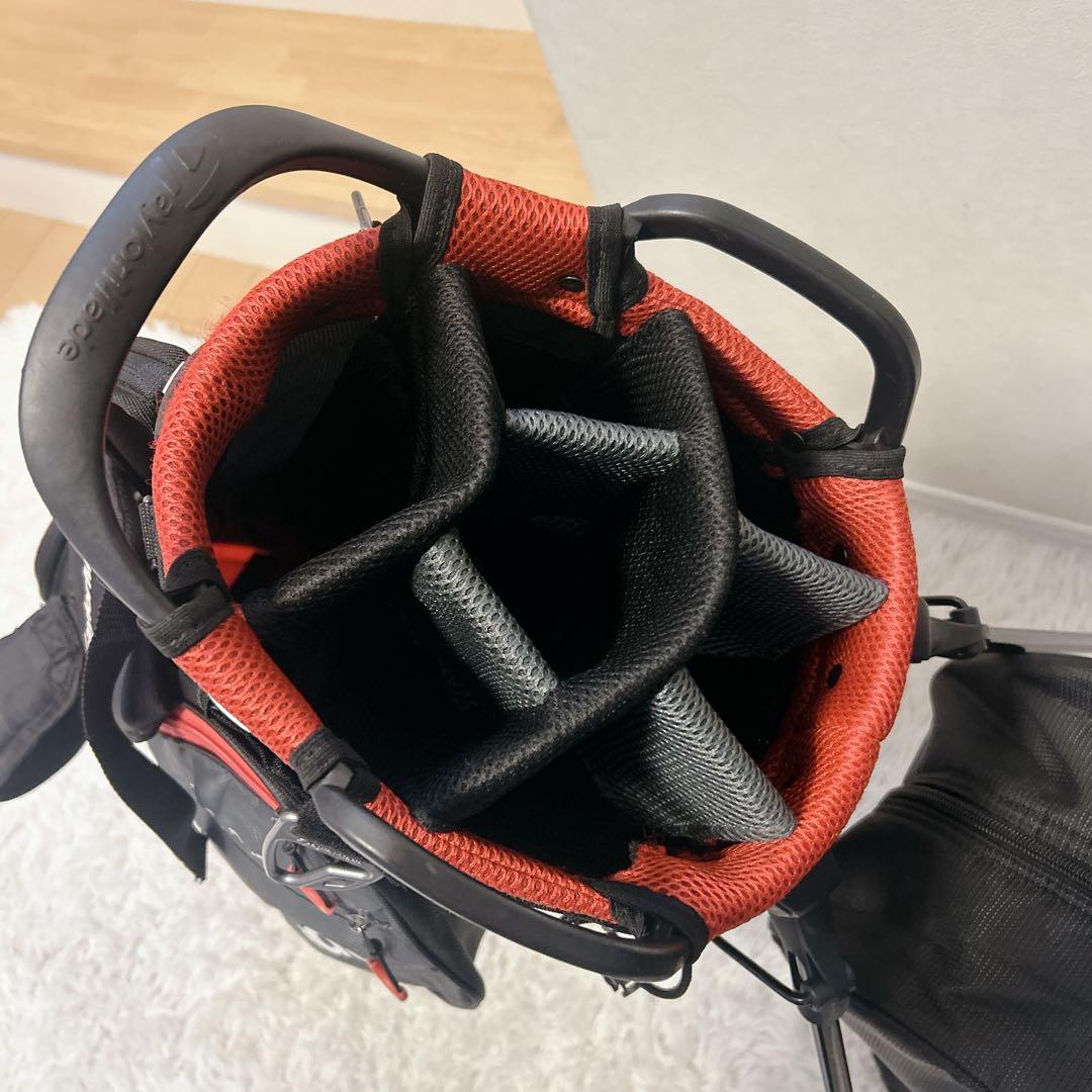 【美品】TaylorMade スタンド型 キャディバッグ テーラーメイド ゴルフ