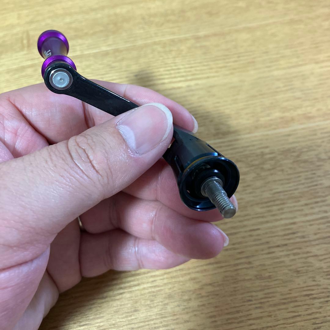 美品　軽量　シマノ用　ヴァンキッシュ45mm ハンドル　ZPI ノブ　スタンド