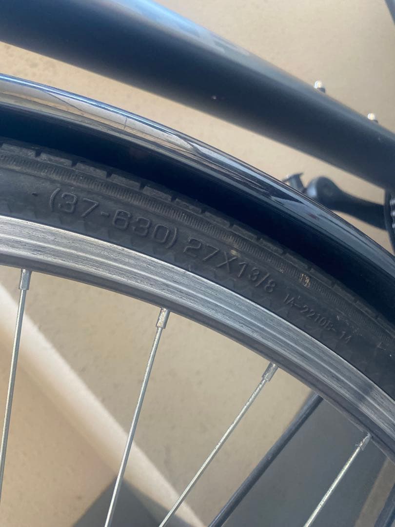 【美品】FLAP 6段変速 自転車 オートライト付き 両立スタンド 鍵あり