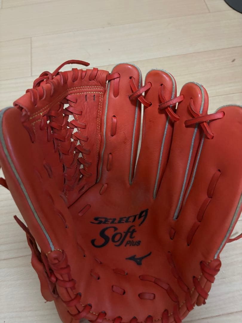 Shota  Mizuno Soft Plus 軟式グローブ オレンジ