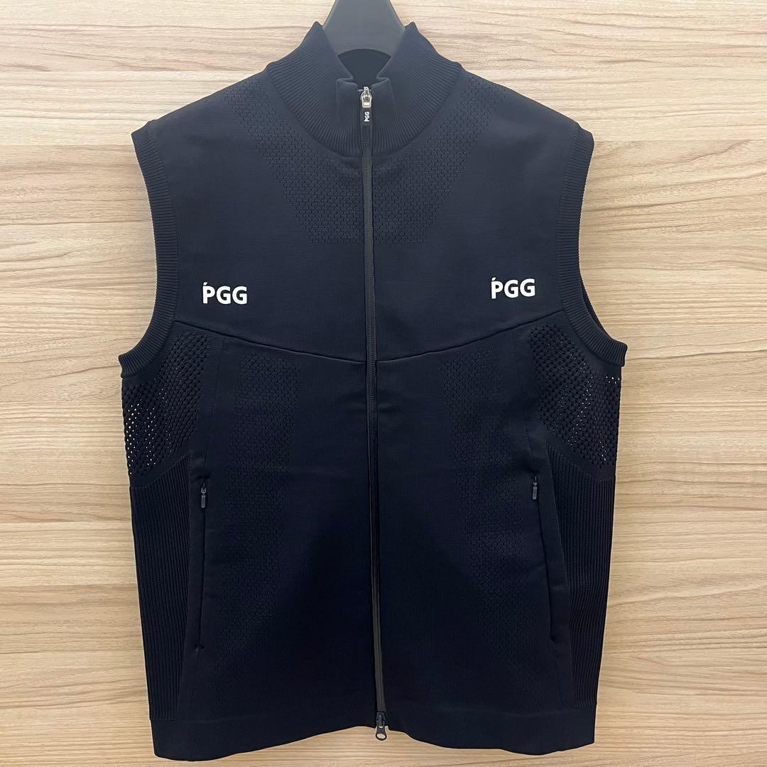 新品★30,800円 PGG パーリーゲイツ ポリエステルヤーンロゴベスト 4