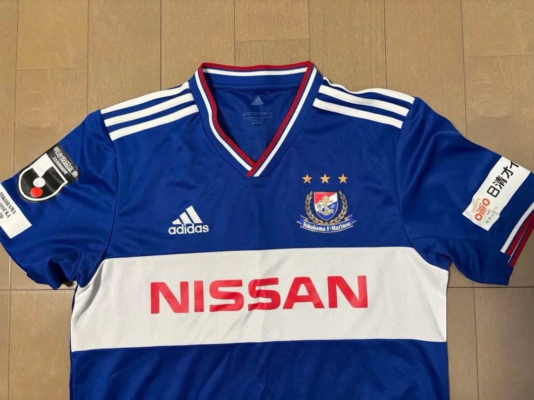 【未使用】横浜F・マリノス　adidas サッカーウェア　ユニフォーム　L