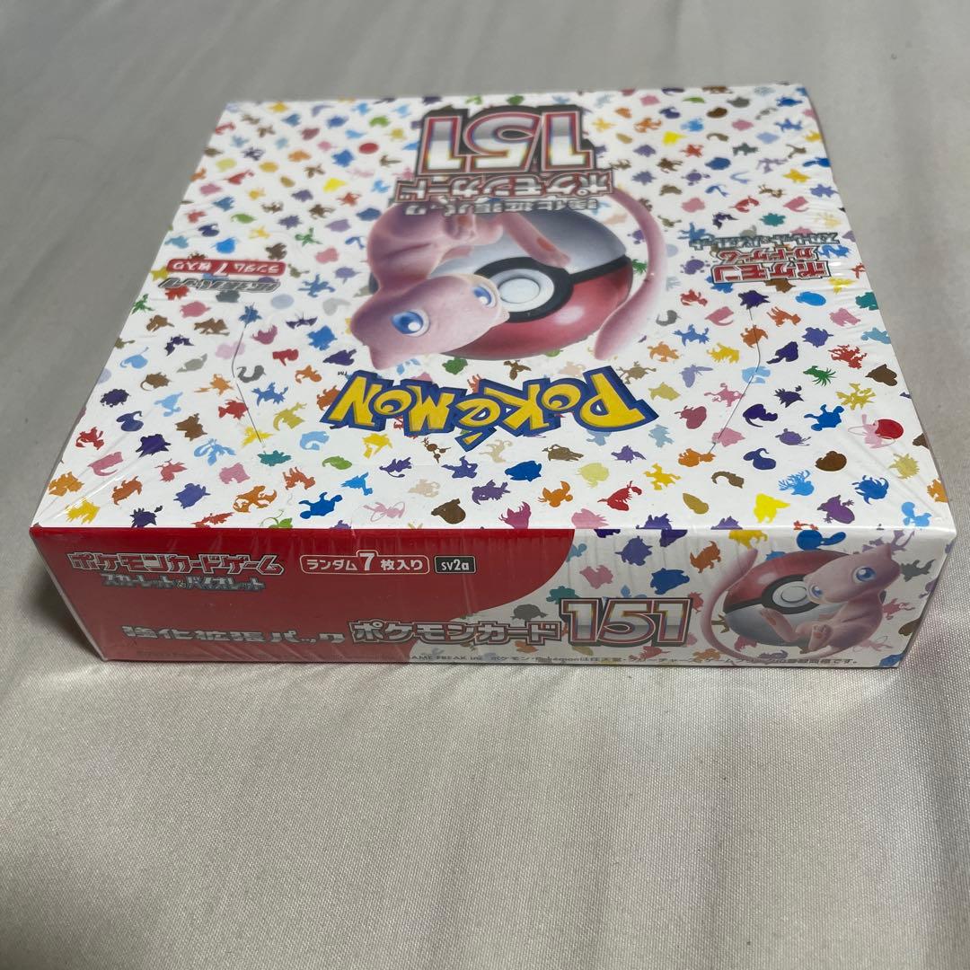 新品・未開封シュリンク付き ポケモンカードゲーム 151 1BOX