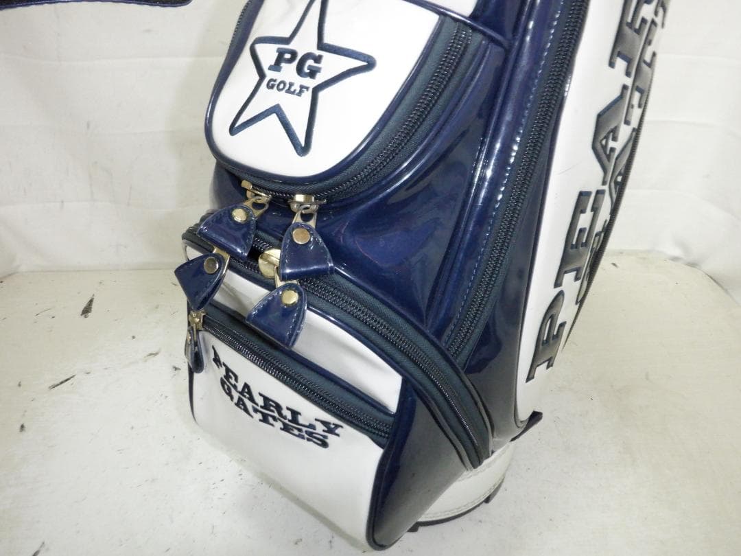 PEARLY GATES★パーリーゲイツ★エナメル★完売品★美品★(WH×NV)