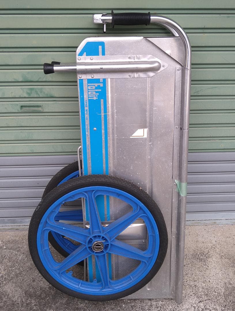 引取限定 大阪市住吉区 折りたたみ リヤカー 軽量 広い荷台を持つ荷運搬用カート