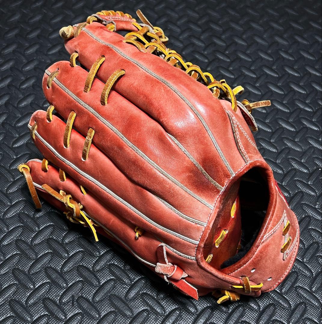 日本製 Zeems ジームス 硬式 外野手用 グローブ 三方親