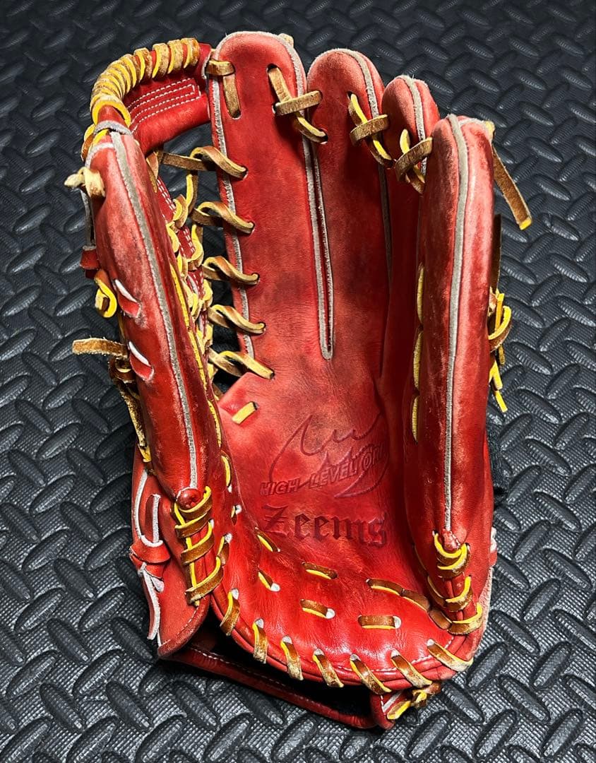 日本製 Zeems ジームス 硬式 外野手用 グローブ 三方親