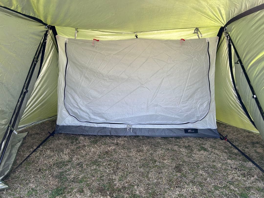 PUPTENT320 サイド、前幕付き　パップテント フィールドア