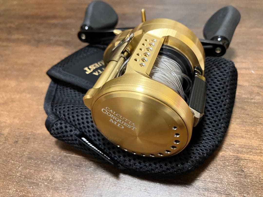 シマノカルカッタコンクエストMD 400XG バリアルハンドル117