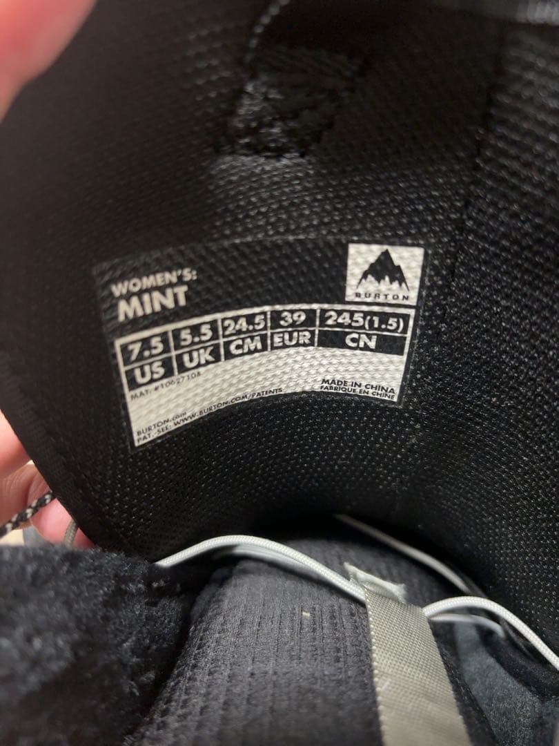 BURTON MINT スノーボードブーツ 7.5 US 24.5
