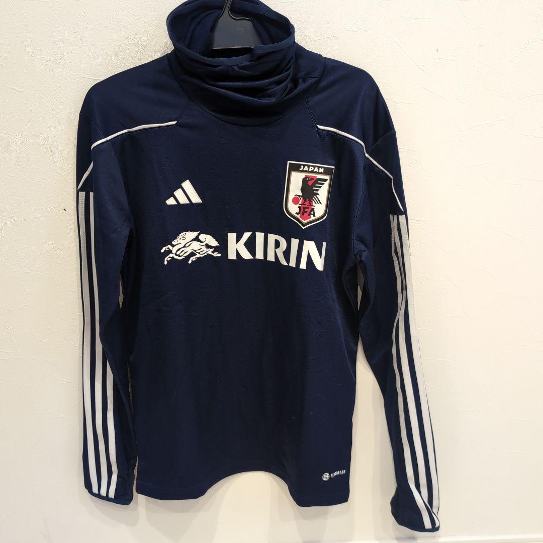 adidas 日本代表 サッカーウェア ネイビー　Ｌサイズ　非売品　スポンサー