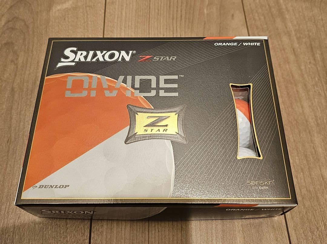Srixon Z-STAR DIVIDE オレンジ・ホワイト 12個入り