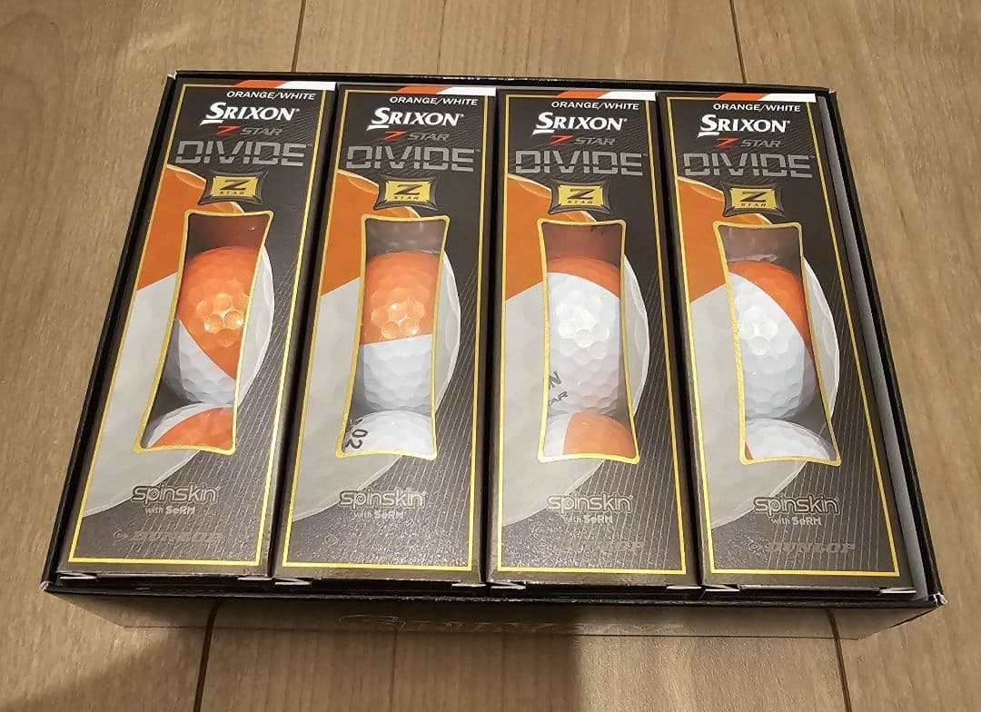 Srixon Z-STAR DIVIDE オレンジ・ホワイト 12個入り