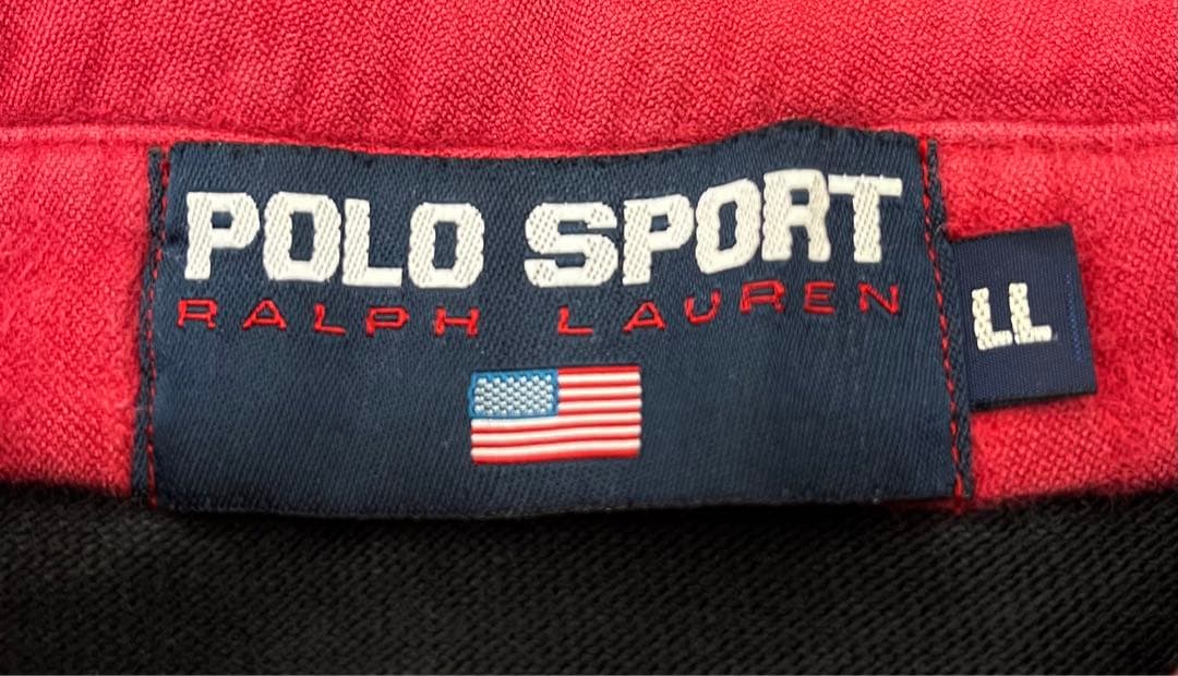 90s POLOSPORTポロスポーツ ラガーシャツ サイズ　LL