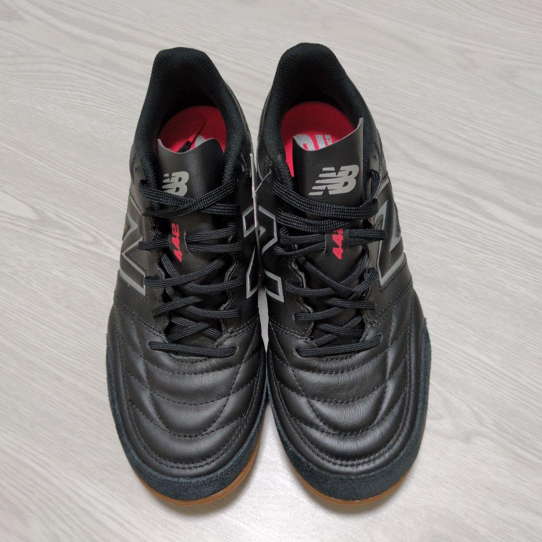 New Balance 25.5cm フットサル 442 MS421BK2 黒