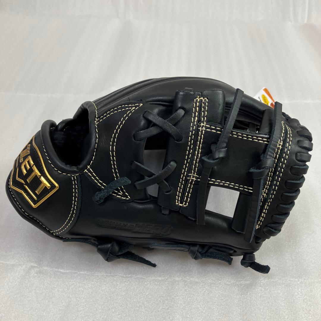 未使用　ZETT ゼット　少年軟式グローブ グランドヒーロー　右投げ　黒　SS