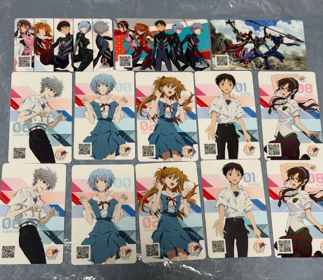 エヴァンゲリオンストア 10周年記念ARカード １３枚セット