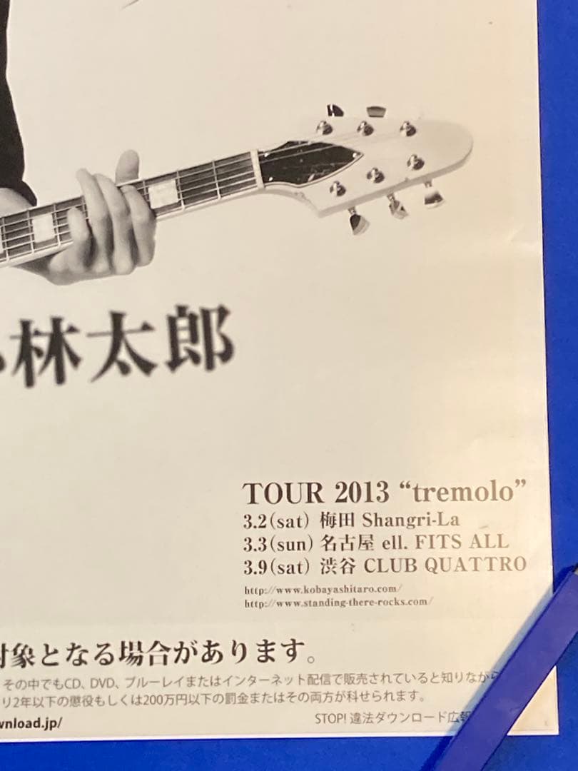 小林太郎 tremolo サイン入り 販促ポスター B2 1stアルバム 希少