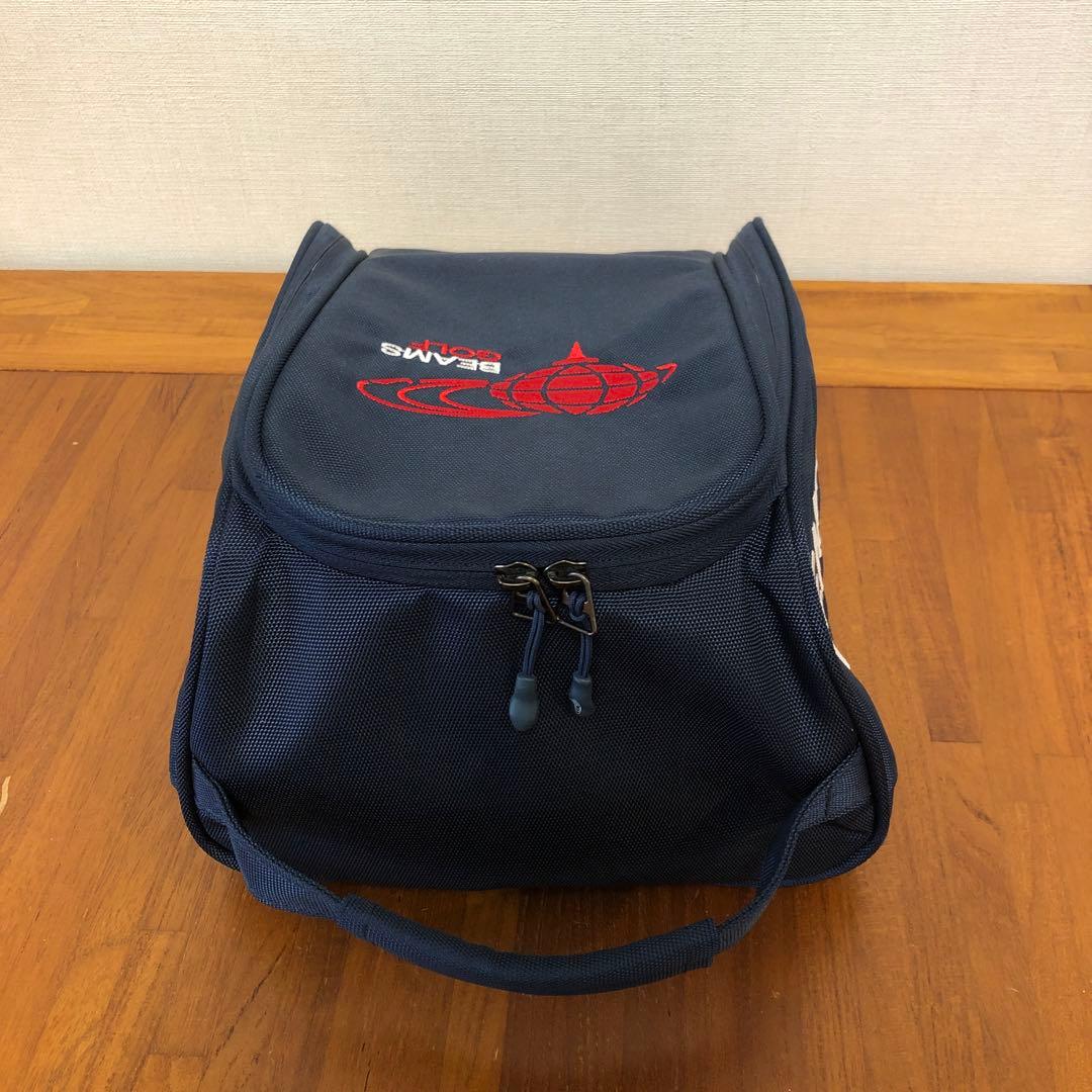 【美品】BEAMS GOLF ゴルフ　シューズケース