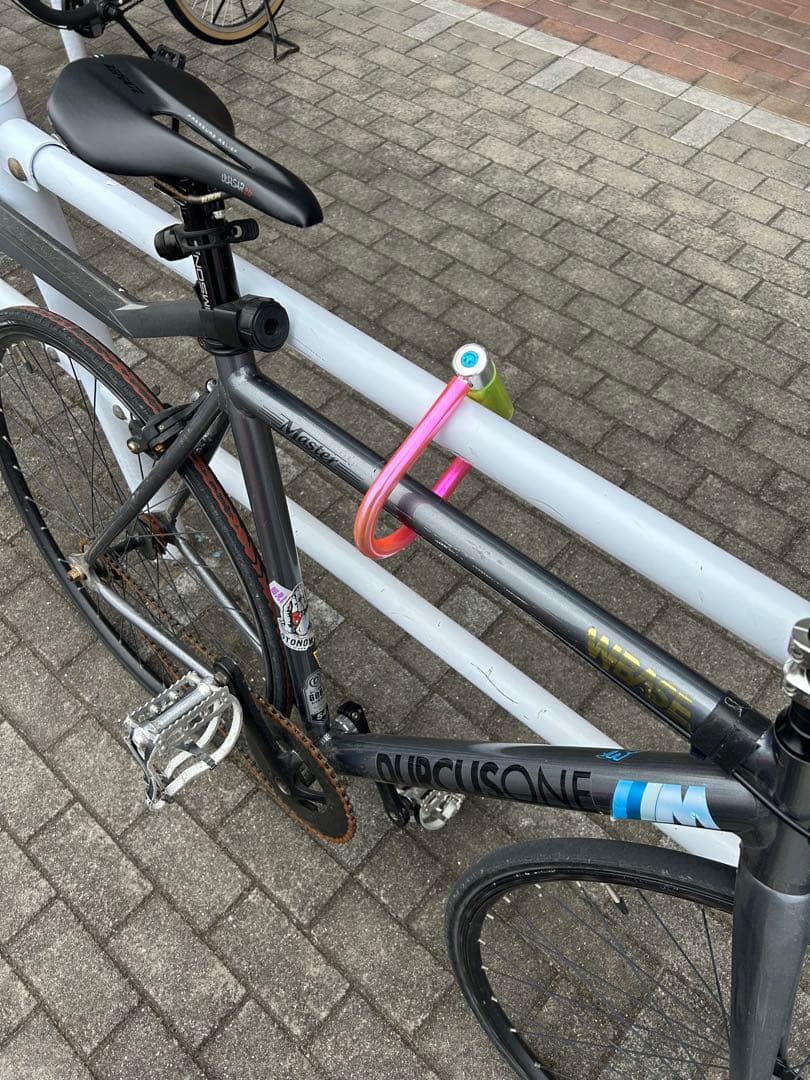 durcus one グレー ピストバイク