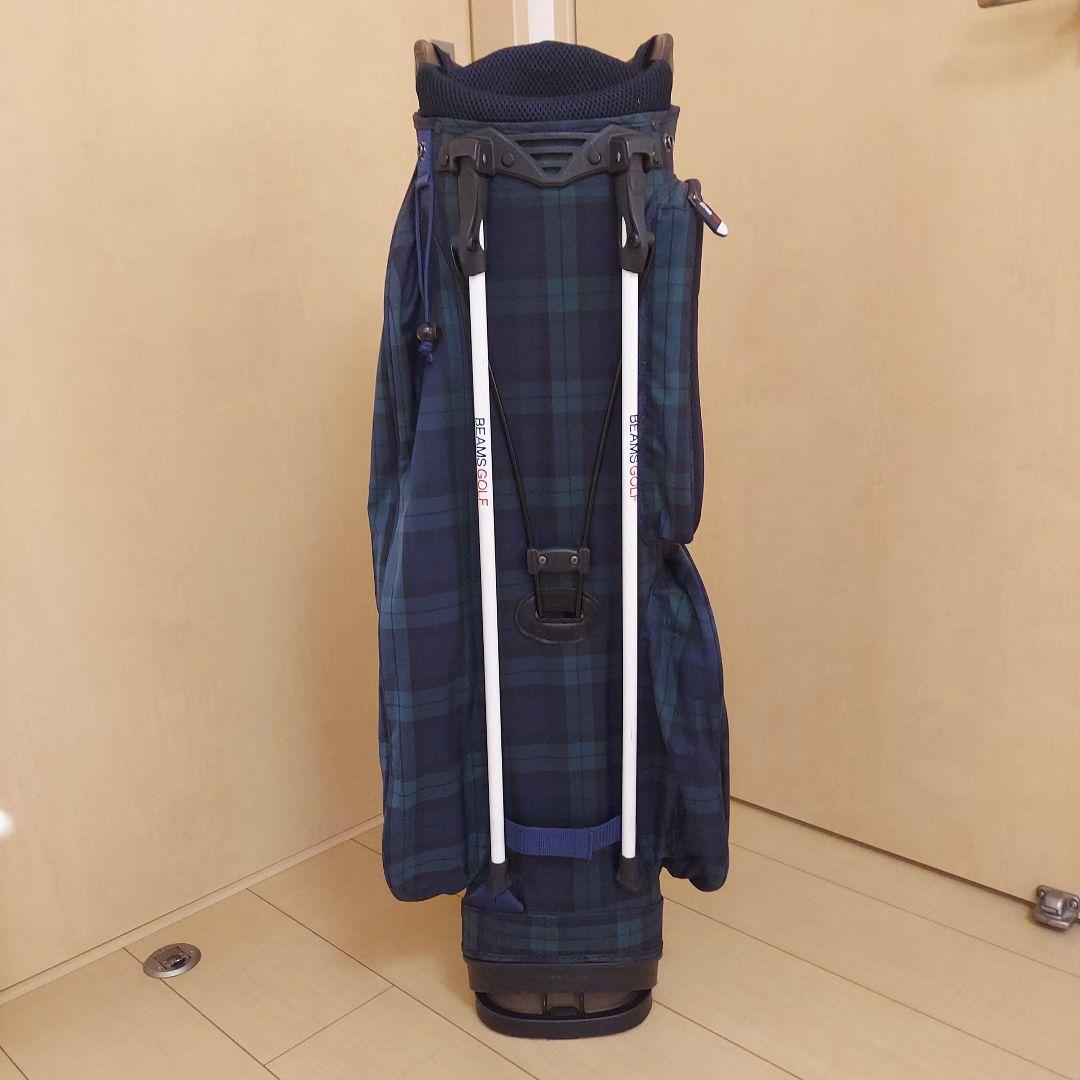 BEAMS GOLF ビームスゴルフ キャディバッグ スタンド ブラックウォッチ
